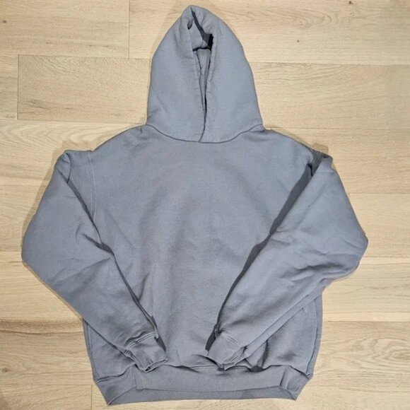 Yeezy Season 6 / LA Apparel Sample - Grey Green Oversized Core Hoodie - Picture 1 of 2